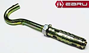 Gömlekli Kancalı Çelik Dübel